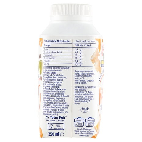 Tapporosso Kefir Arancia, Zenzero e Cardamomo 250 ml